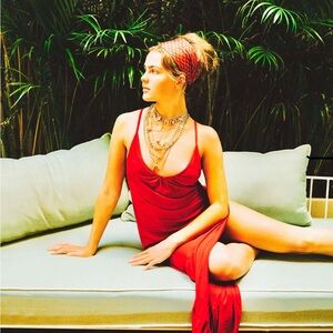 JOSA Tulum MIA dress in red - one size fits all!